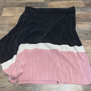 Alfani Wrap Skirt.  3 tone.  Size XL.  MIDI.